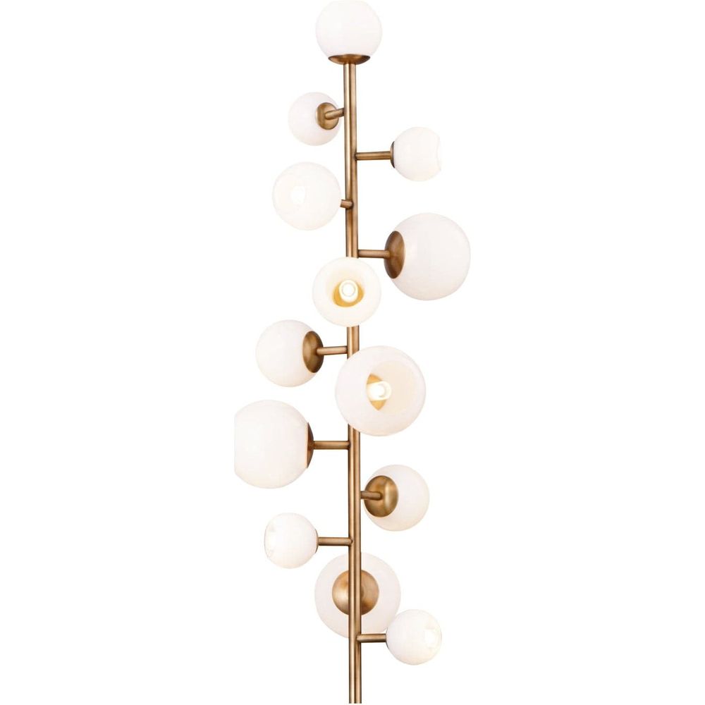 Vaccinium Branching Globe Floor Lamp-France & Son-LM9813FBRS-Floor Lamps-3-France and Son