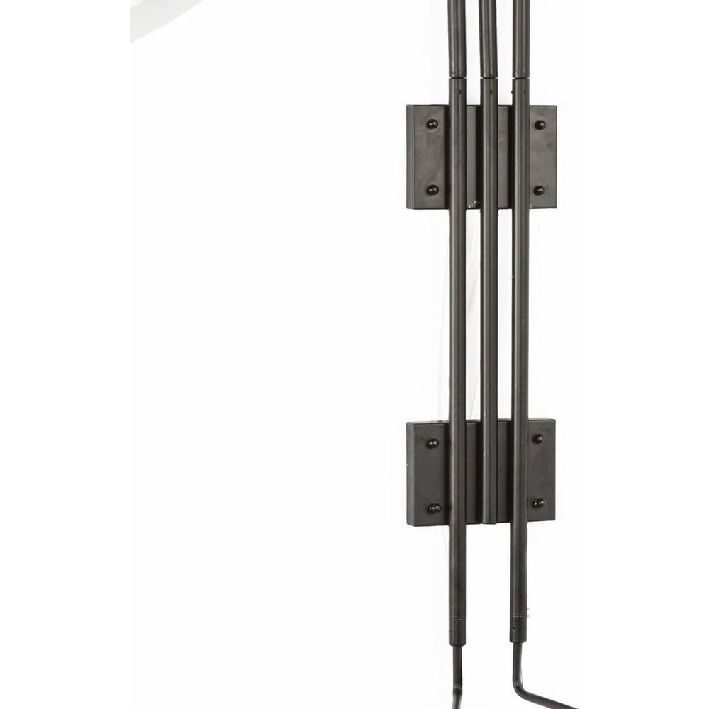 Five Arm Mouille MSC-R5 Rotating Sconce - Short-France & Son-LN0205BLK-Wall Lighting-4-France and Son