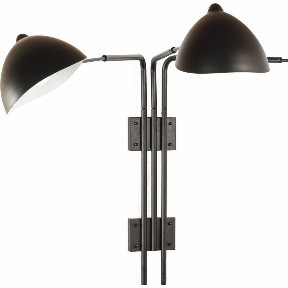 Five Arm Mouille MSC-R5 Rotating Sconce - Short-France & Son-LN0205BLK-Wall Lighting-5-France and Son