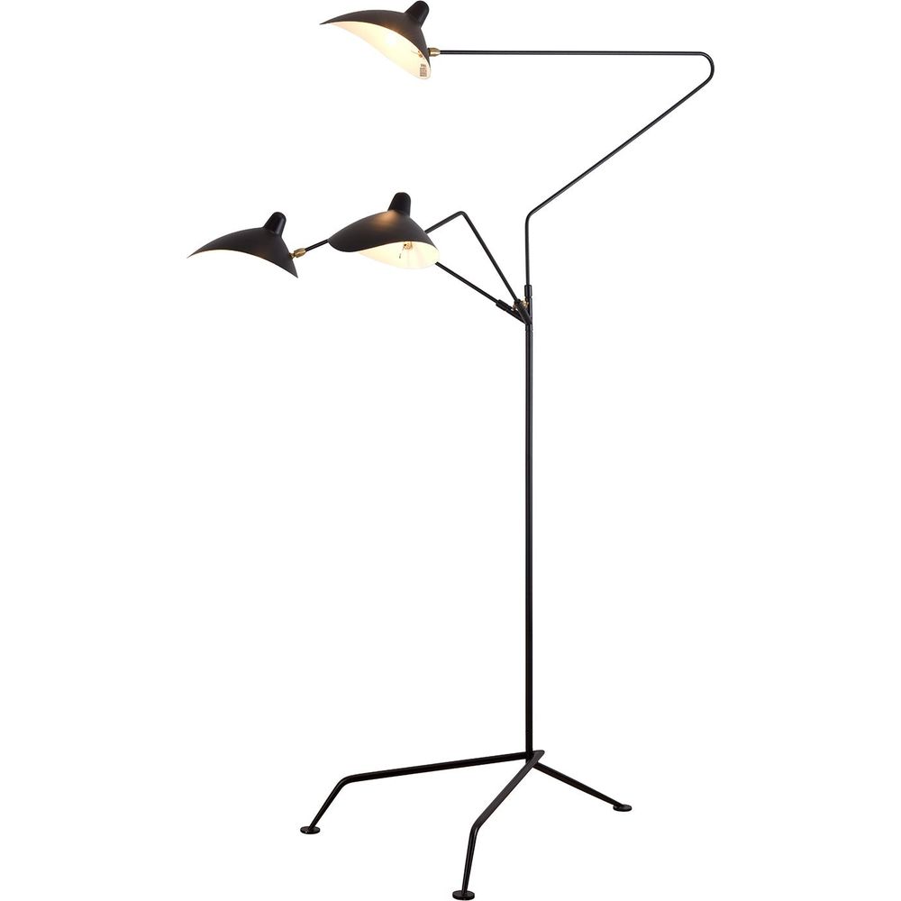Mouille Three-Arm Standing Floor Lamp