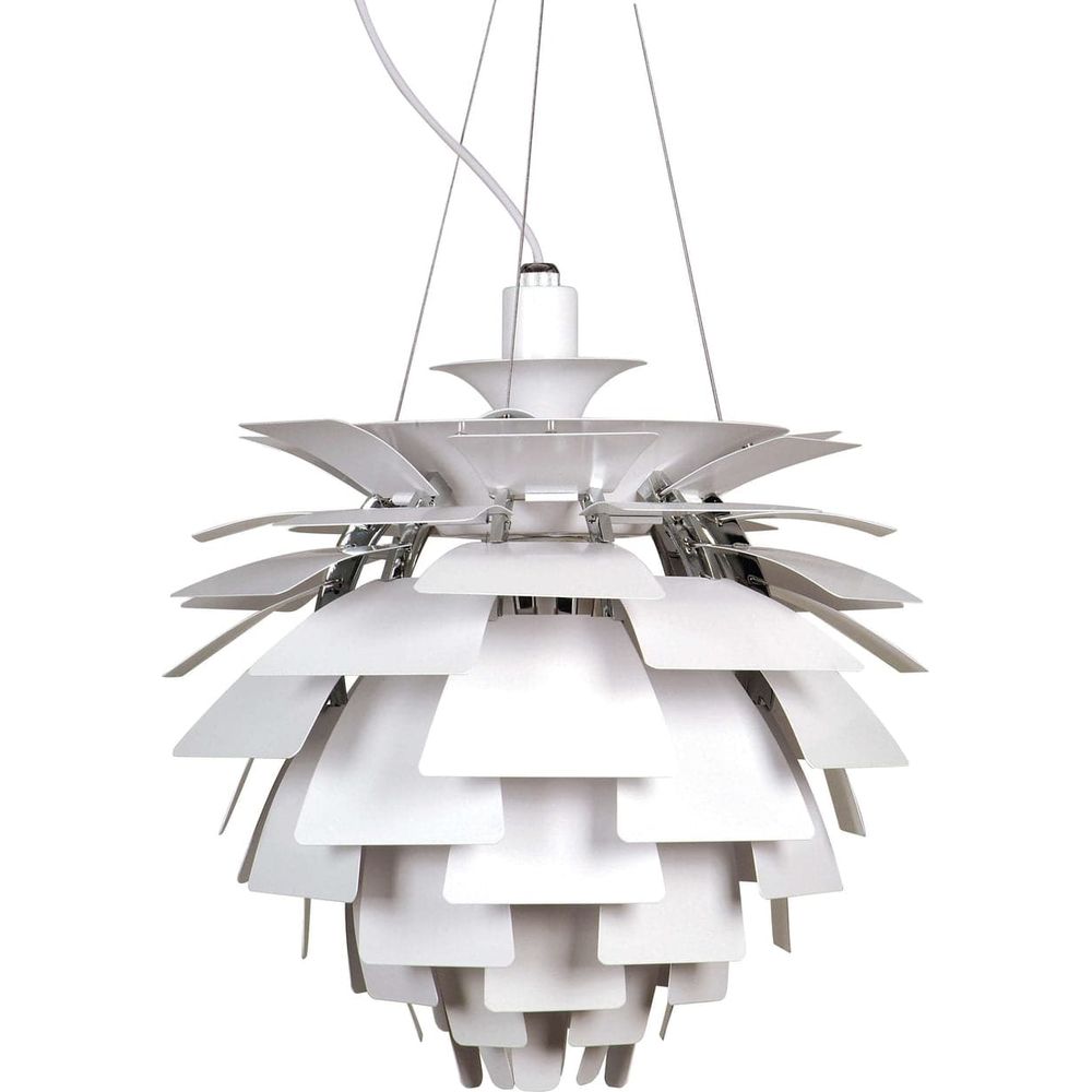 Henningsen Pinecone Lamp White 18" Diameter