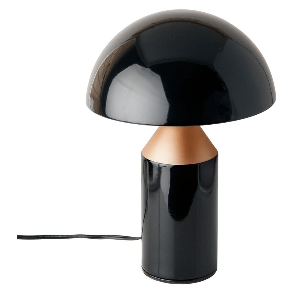 Mid Century Mushroom Table Lamp - Black and Copper-France & Son-LN3037BLKS-Table LampsClassico-3-France and Son