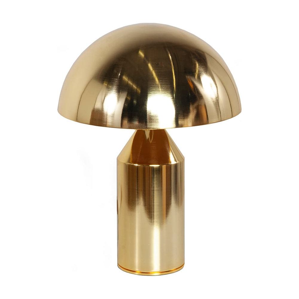 Mid Century Mushroom Table Lamp - Brass-France & Son-LN3037BRASS-Table LampsSmall-4-France and Son