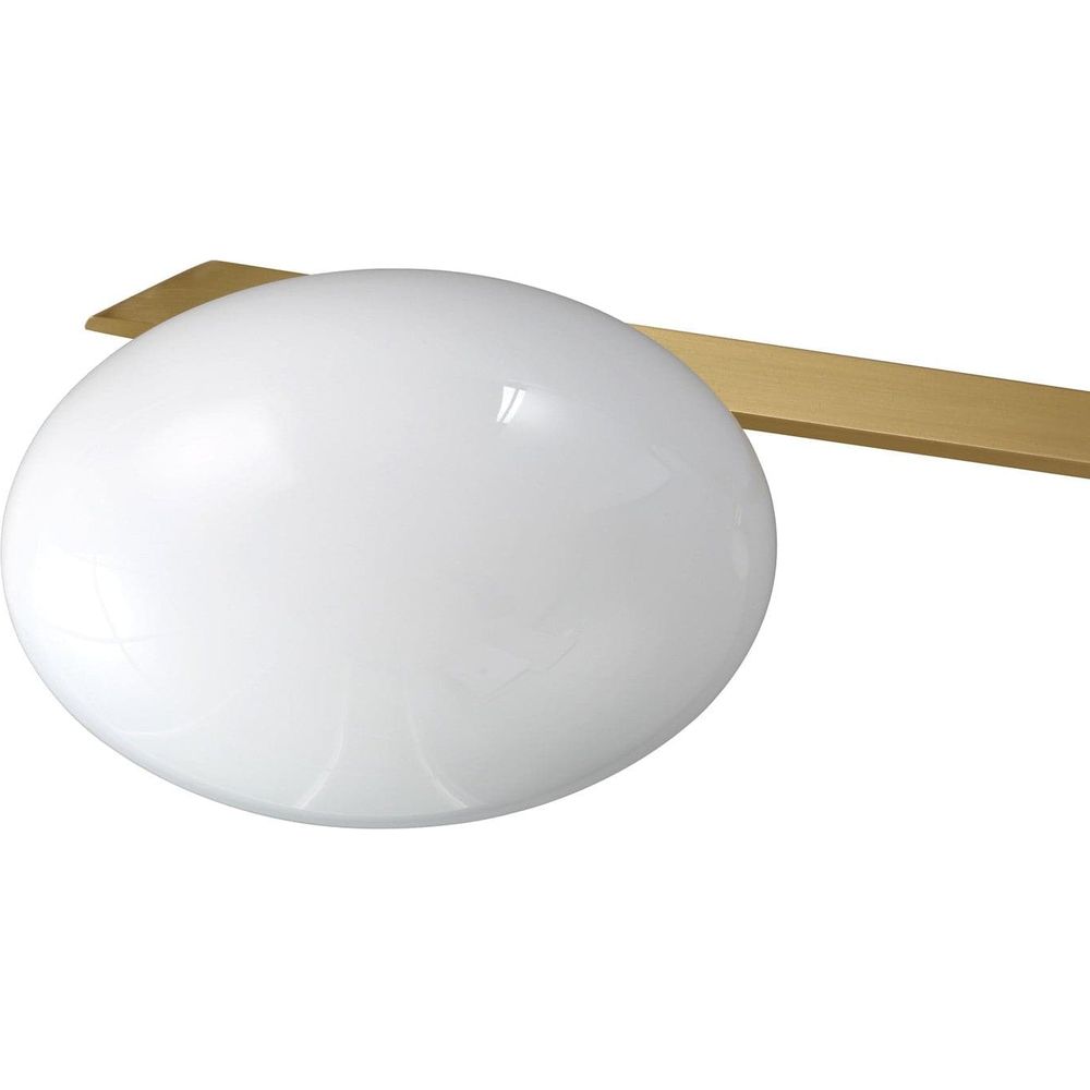 Lelli Three Arm Ceiling Light - Brass-France & Son-LN7103BRS-Flush Mounts-7-France and Son