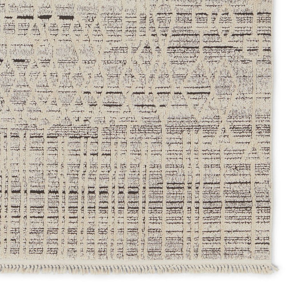 Runners Casita Trellis Cream/ Gray Runner Rug (3'X8')