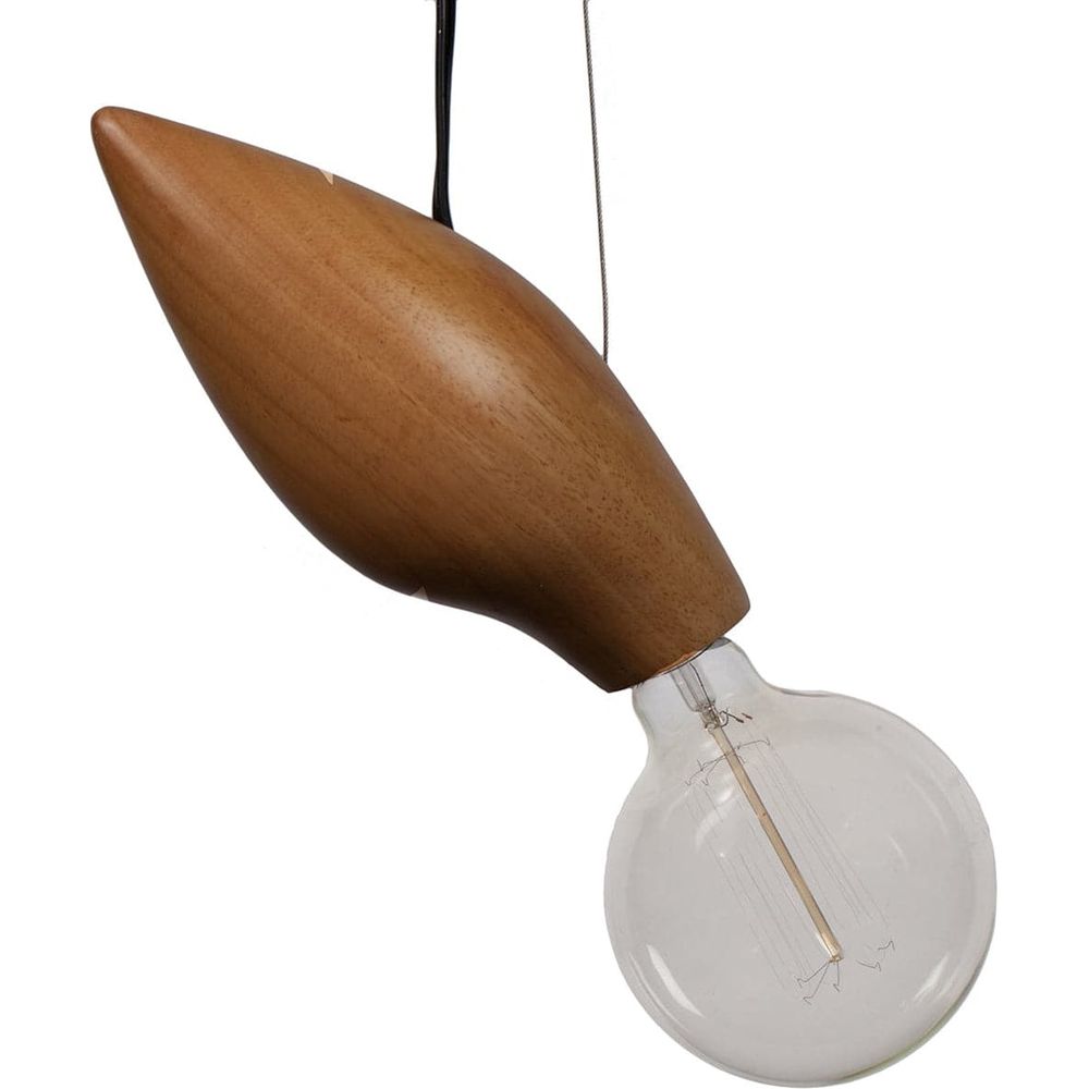 Wooden Loft Pendant Lamp-France & Son-LS1160S-Pendants-2-France and Son