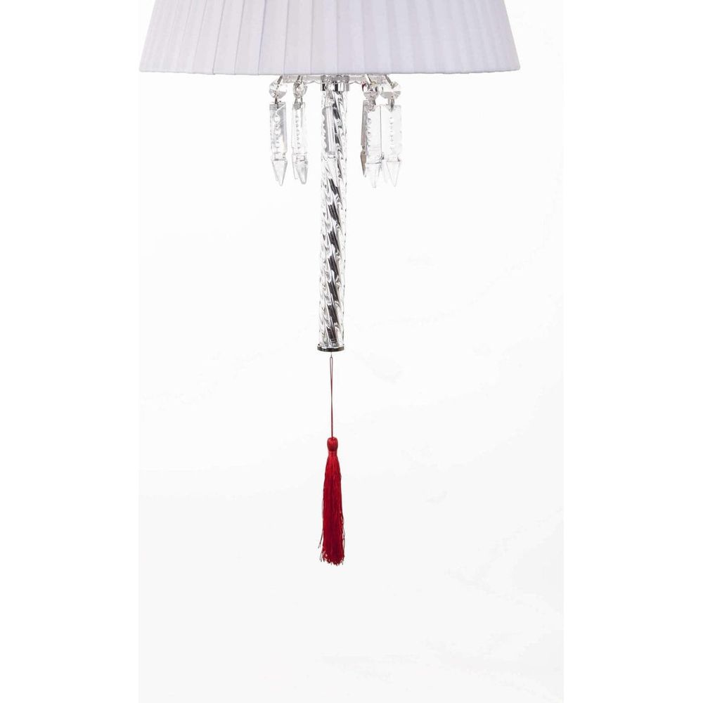 Modern Crystal Torch Pendant Lamp-France & Son-LS1175S1WHT-Pendants-3-France and Son