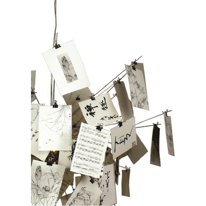 Zettel'z 5 Photograph Chandelier-France & Son-LS797S1-Chandeliers-3-France and Son