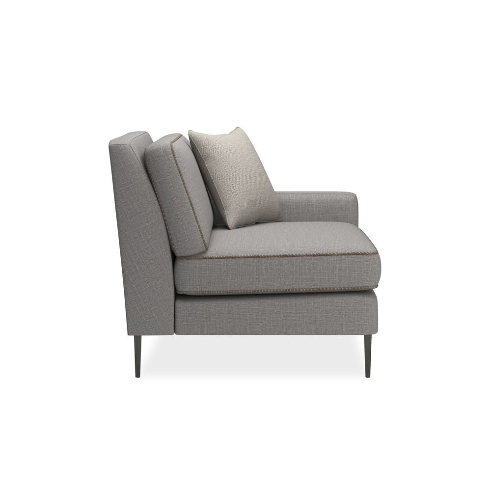 Mashup Right Arm Chair - Silver