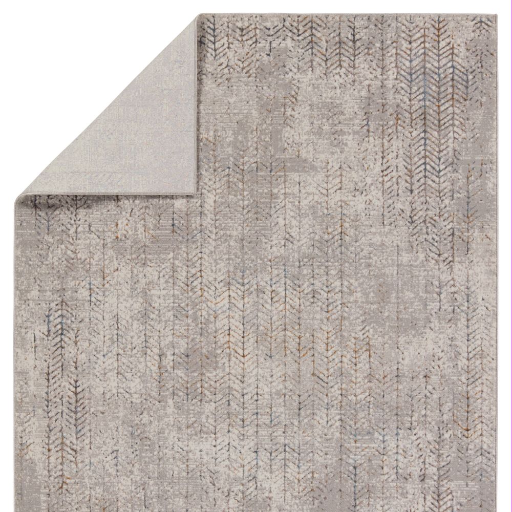Merine Taisa Trellis Gray/ Blue Runner Rug (2'6"X10')