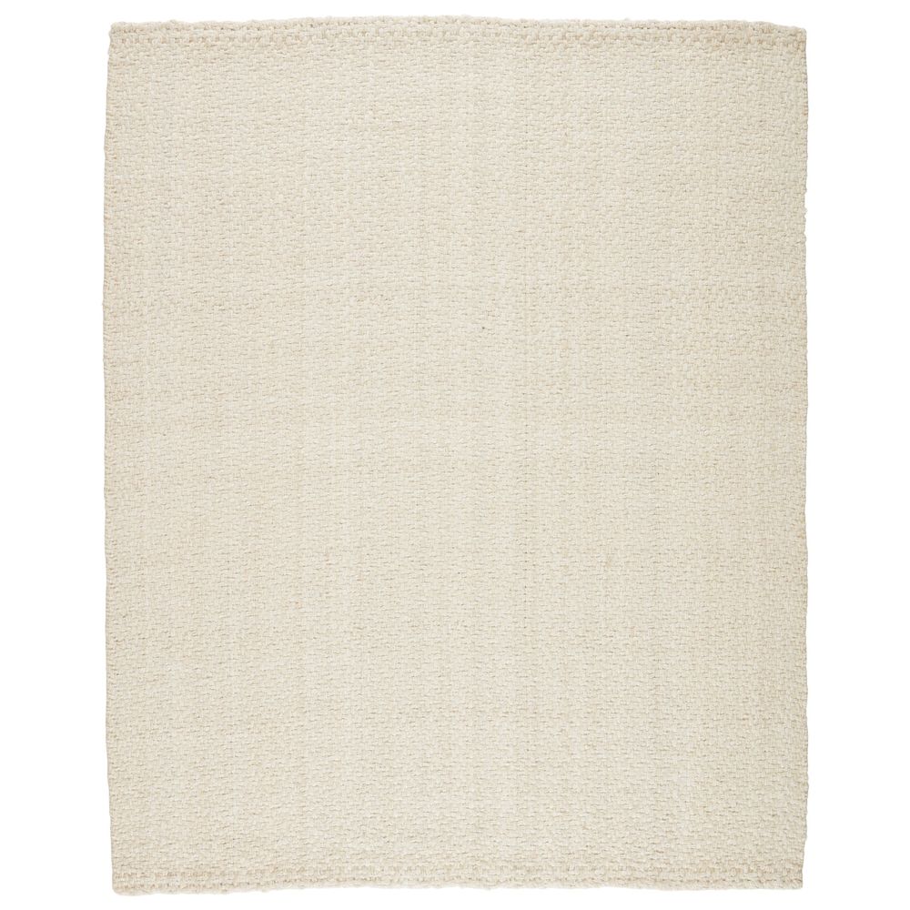 Tegani Natural Solid White Runner Rug (3'X10')