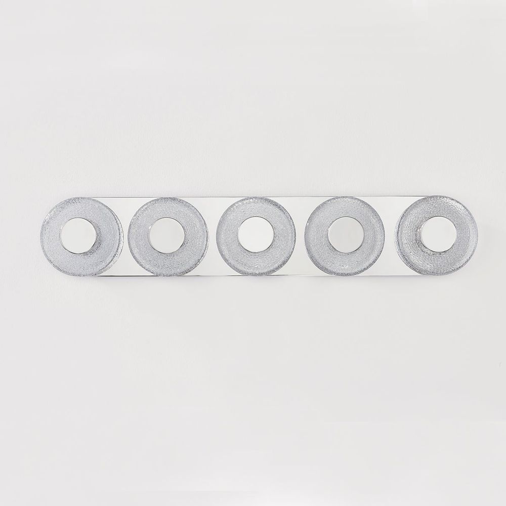 Pearl Wall Sconce - Polished Nickel 5 Lights
