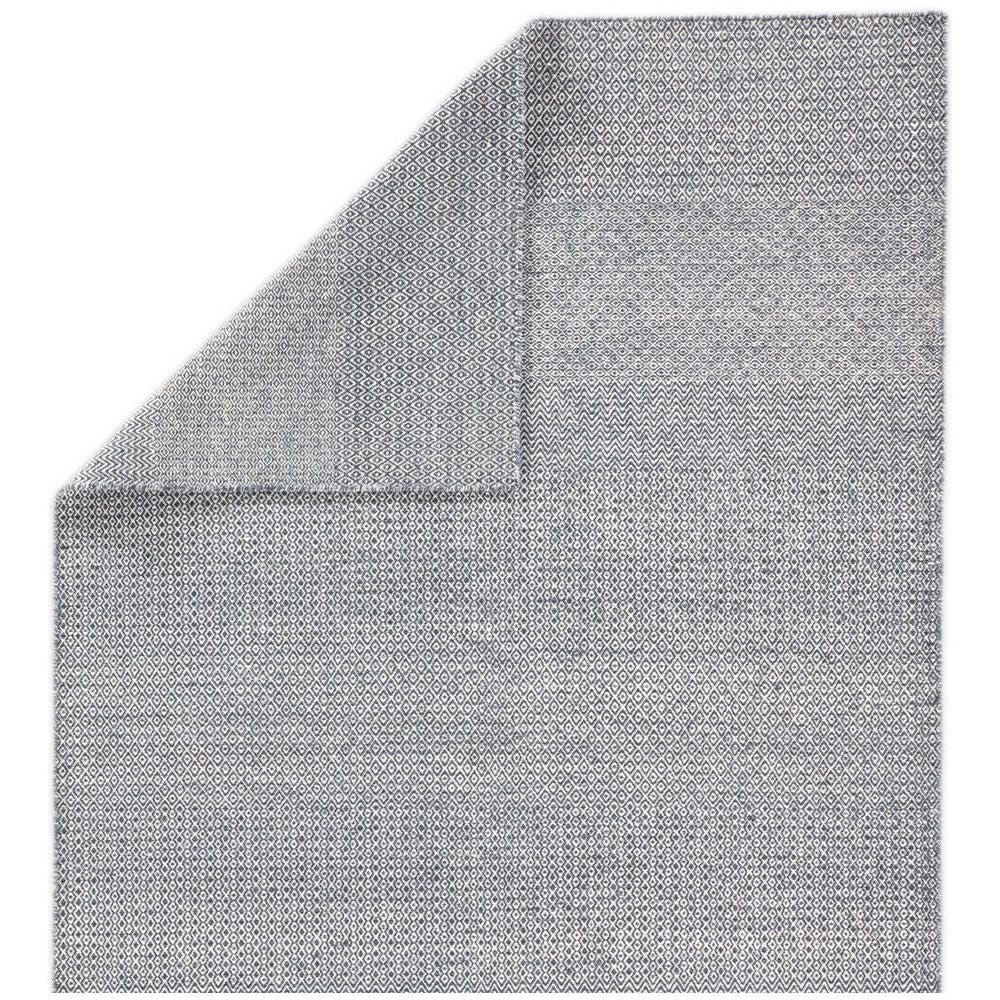 Runners Velthia Handmade Geometric Dark Blue/ Ivory Runner Rug (2'6"X10')