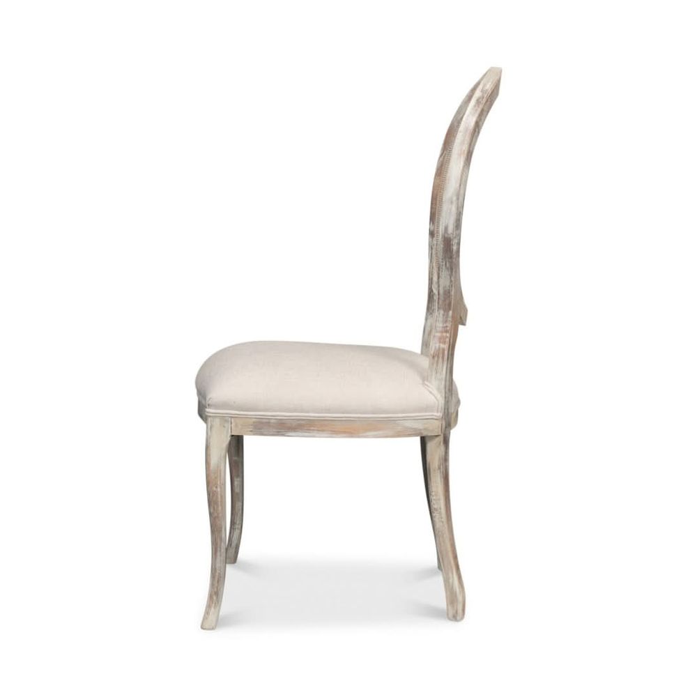 Oval Cane Back Side Chair - Set of 2