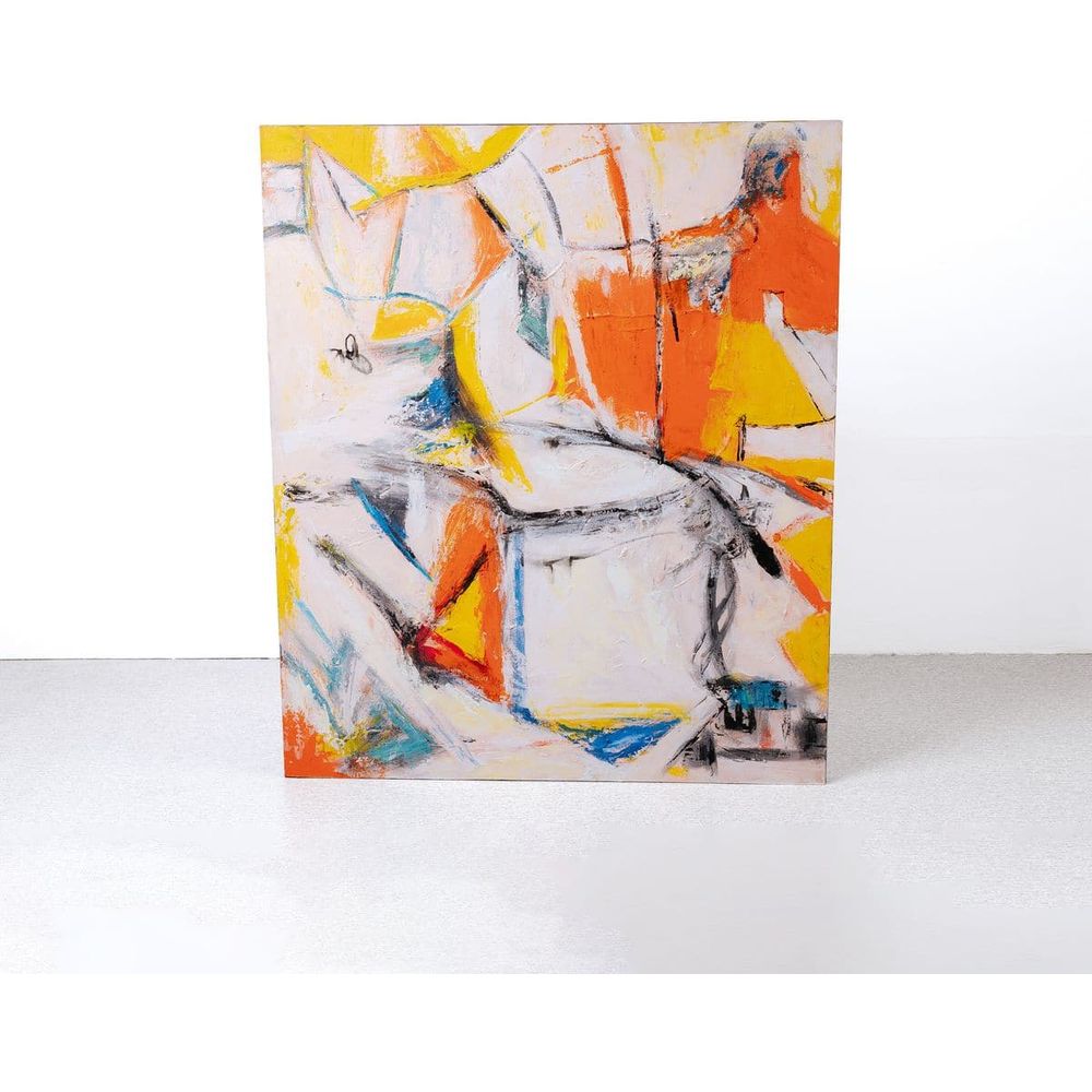 A Thinning Element Oil on Canvas-France & Son-FL9078-Wall Art-1-France and Son