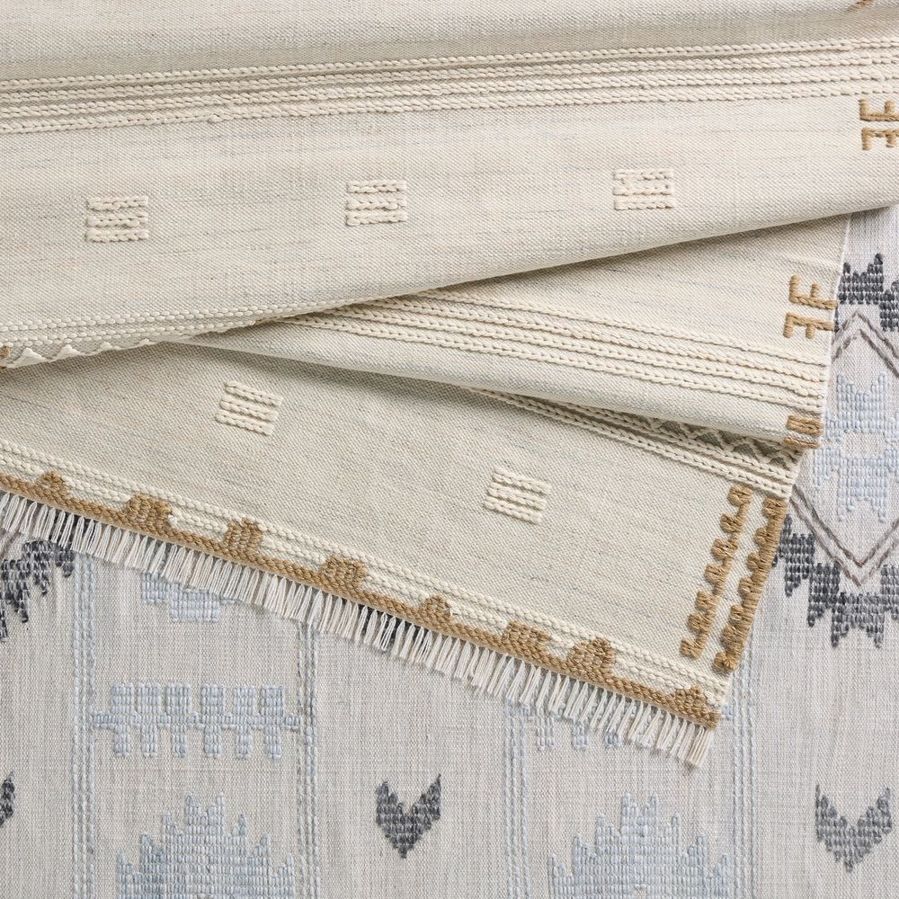 Coral Handmade Tribal Ivory/ Brown Area Rug (2'X3')