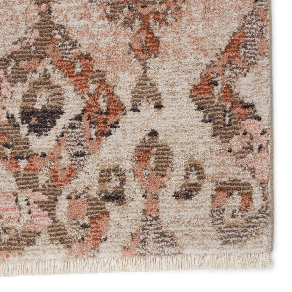 Cypress Asani Ikat Tan/ Light Pink Runner Rug (2'6"X8')