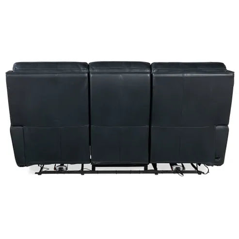 Celeste Zerog Power Sofa W/Ph & Hidden Console - Blue - Open Box
