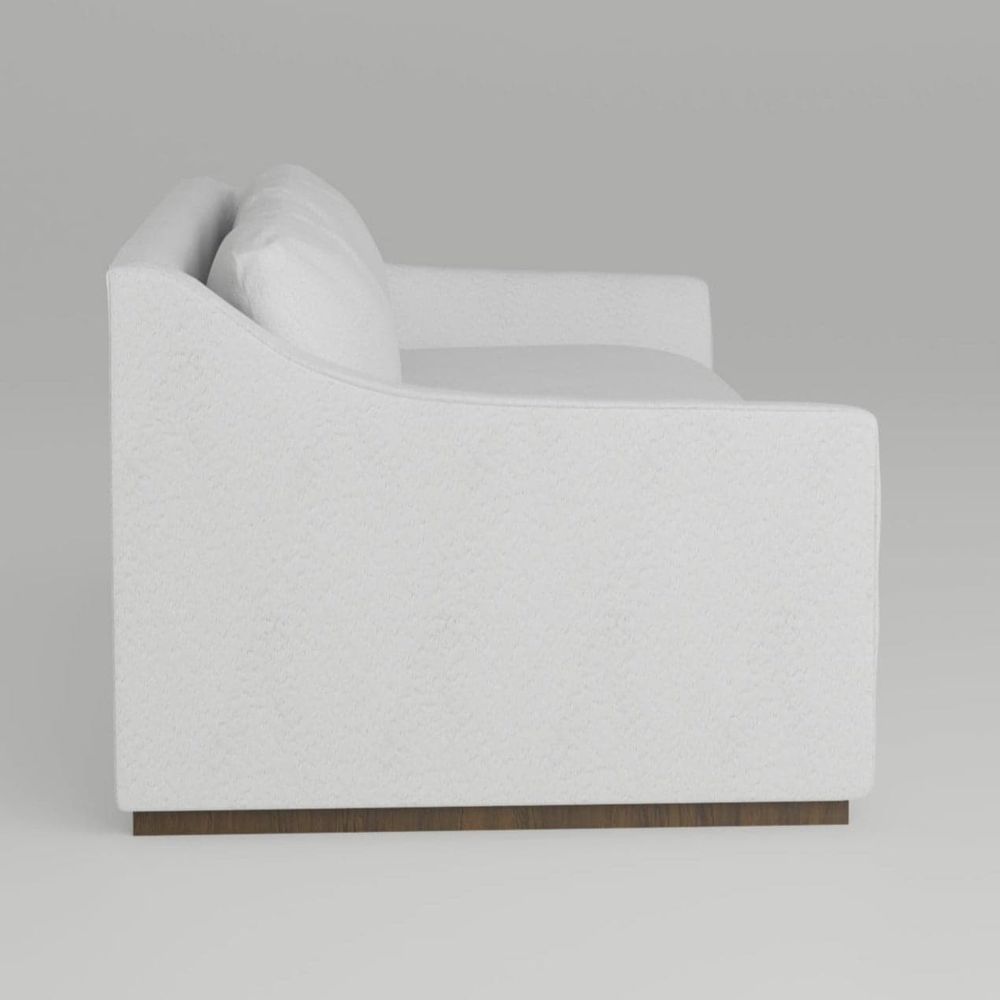Sophia Slope Arm Sofa - Bliss Snow
