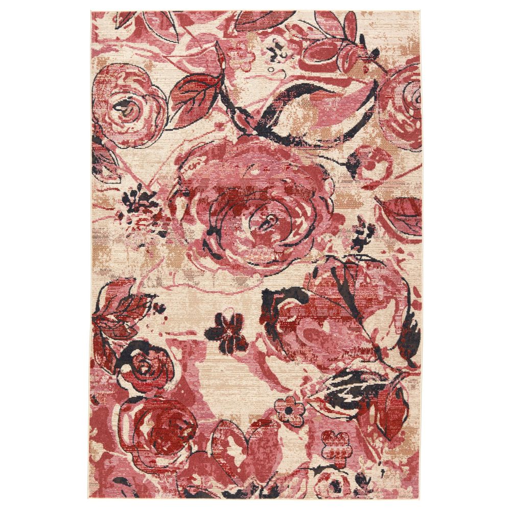 Merine Hemingway Floral Pink/ Beige Runner Rug (2'6"X8')