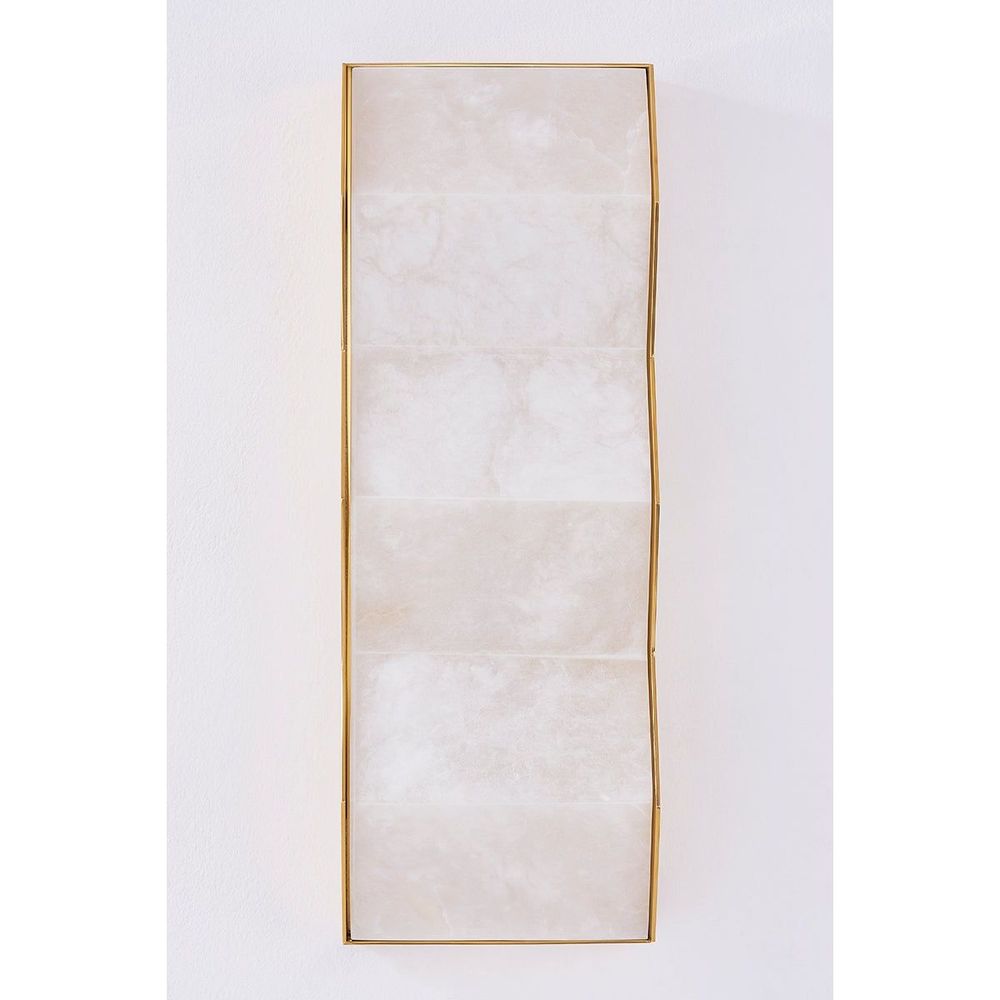 Tanzanite Wall Sconce - Vintage Brass