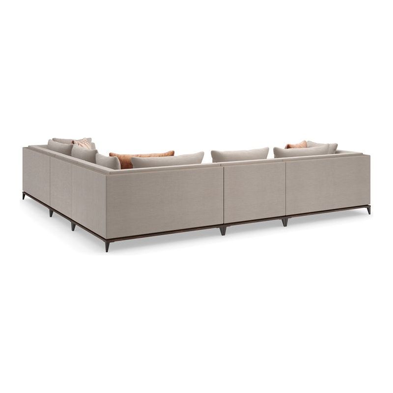 Sectionals: Parts Islander Raf Loveseat - Brown, Bronze