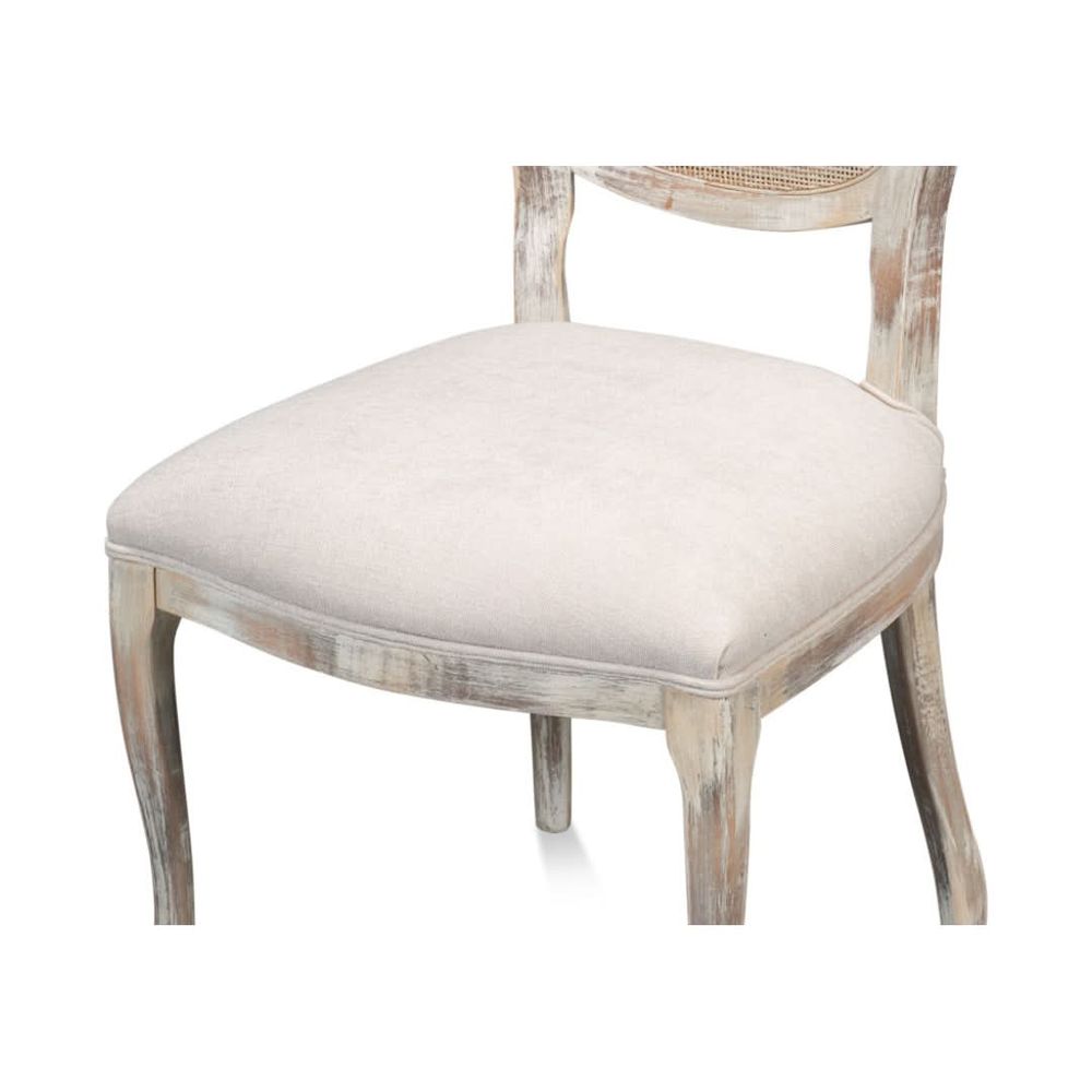 Oval Cane Back Side Chair - Set of 2