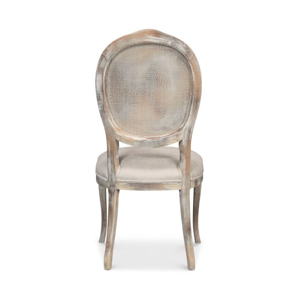 Oval Cane Back Side Chair - Set of 2
