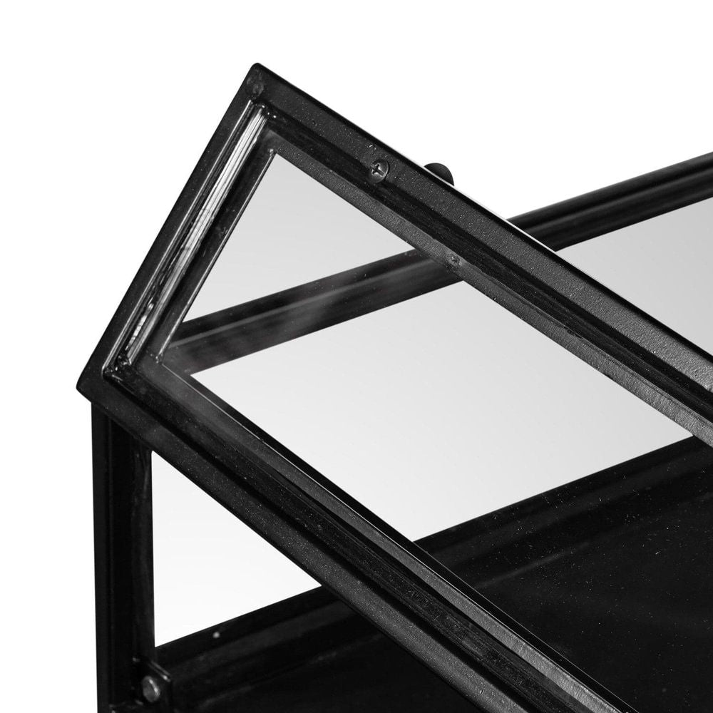 Augustus End Table - Tempered Glass