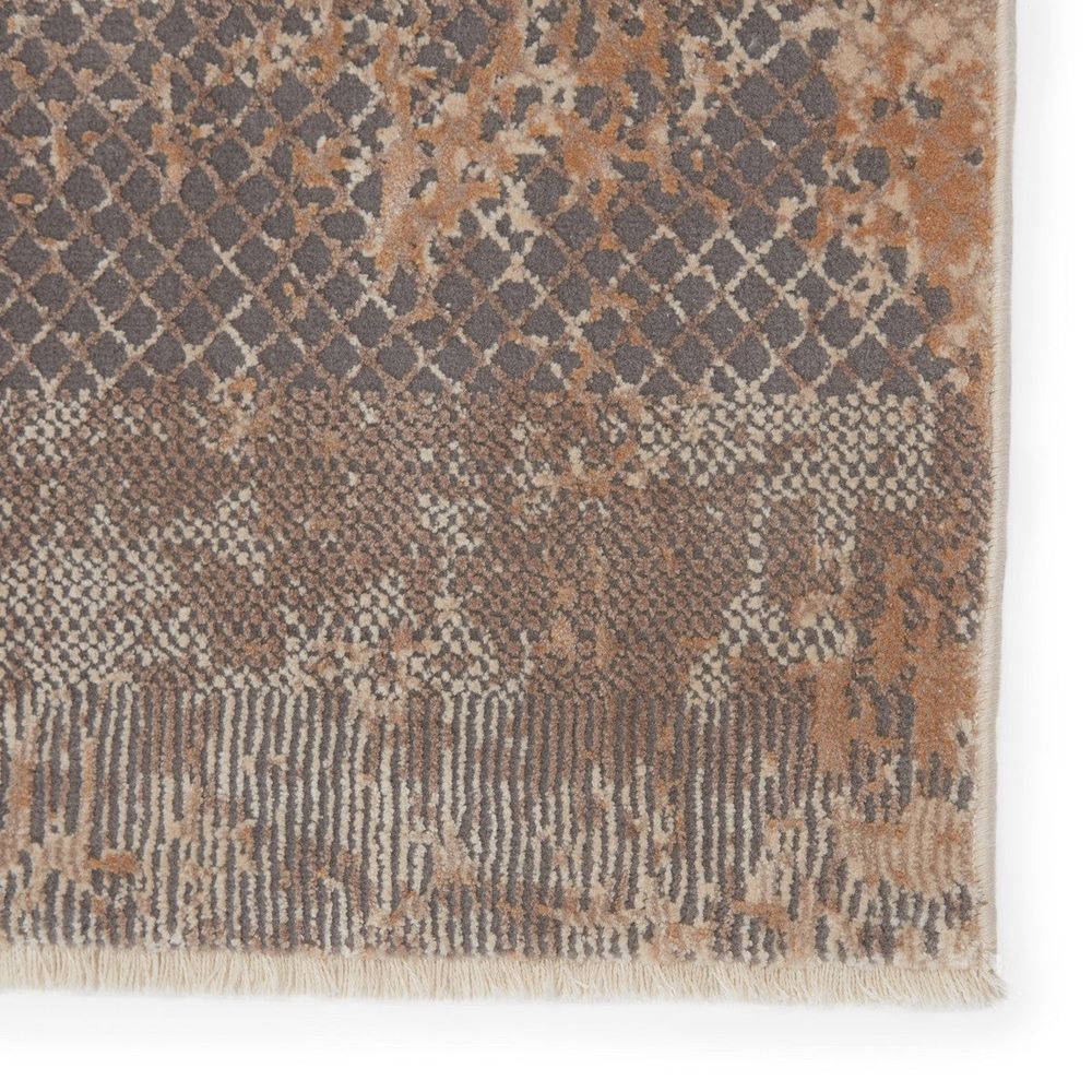Runners Aven Tribal Gray/ Tan Runner Rug (2'6"X8')