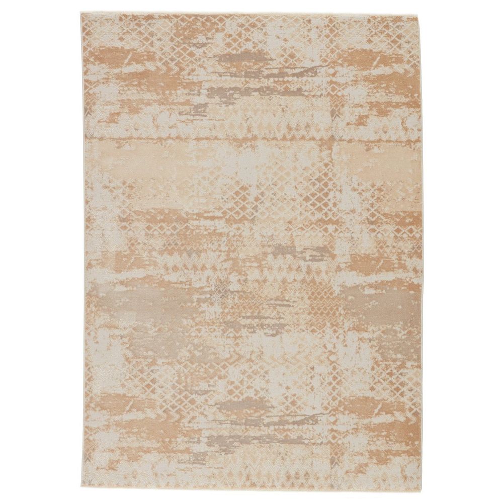 Runners Aveline Tribal Gold/ White Runner Rug (2'6"X8')