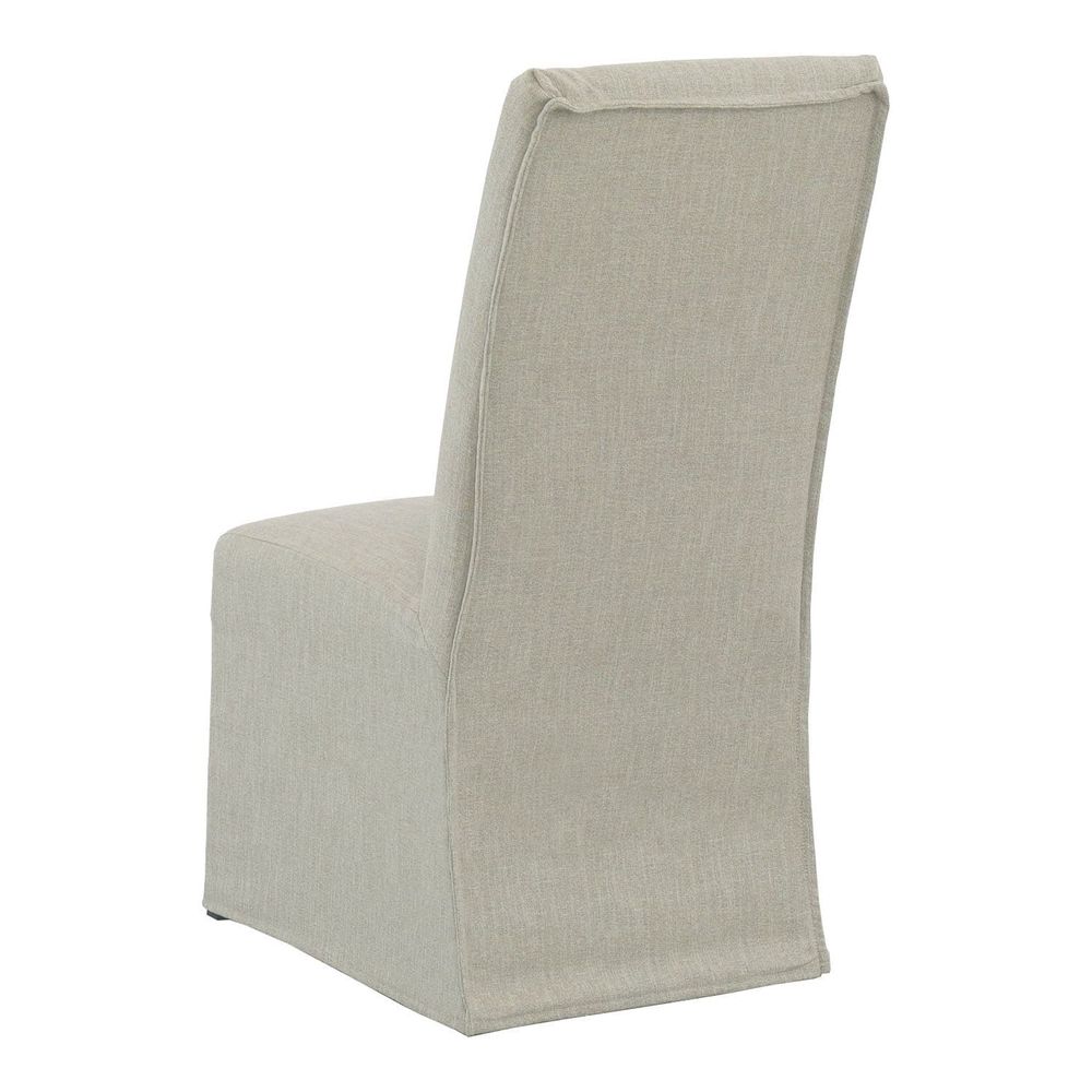Dining Chairs Melrose Slipcovered Tall Side Chair - Bone