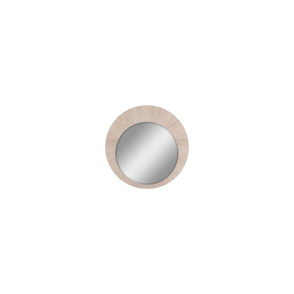 Waves Round Mirror-Whiteline Modern Living-WHITELINE-MR1753-BEI-Mirrors-1-France and Son