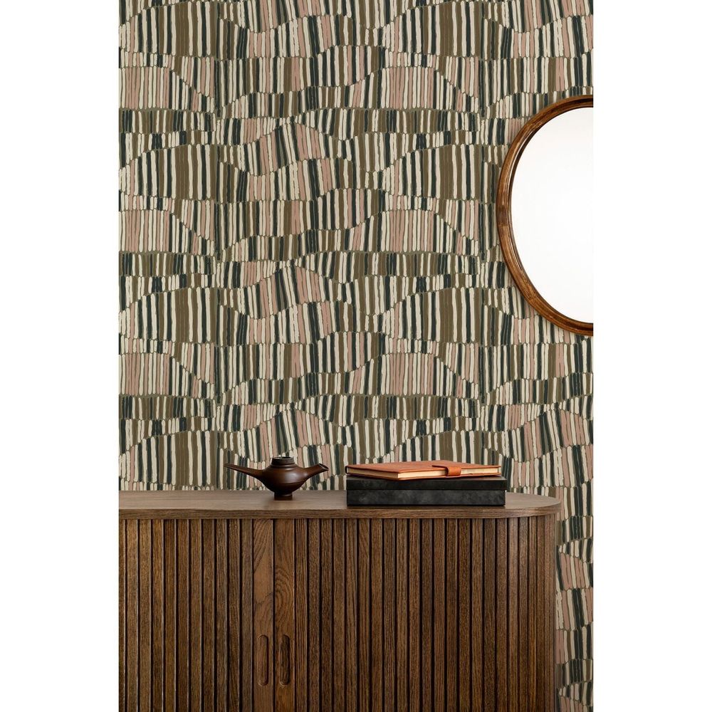 Jamaican Waves Wallpaper-Mitchell Black-MITCHB-WCFM10-BL-PM-10-Wall PaperPatterns Stone Blue-Premium Matte Paper-5-France and Son