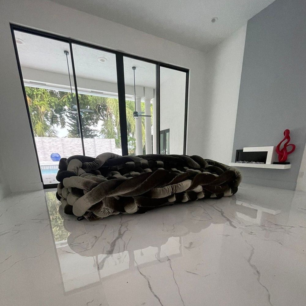 Python Nest Sofa - Large-France & Son-FL1384SGREYL-Sofas-6-France and Son