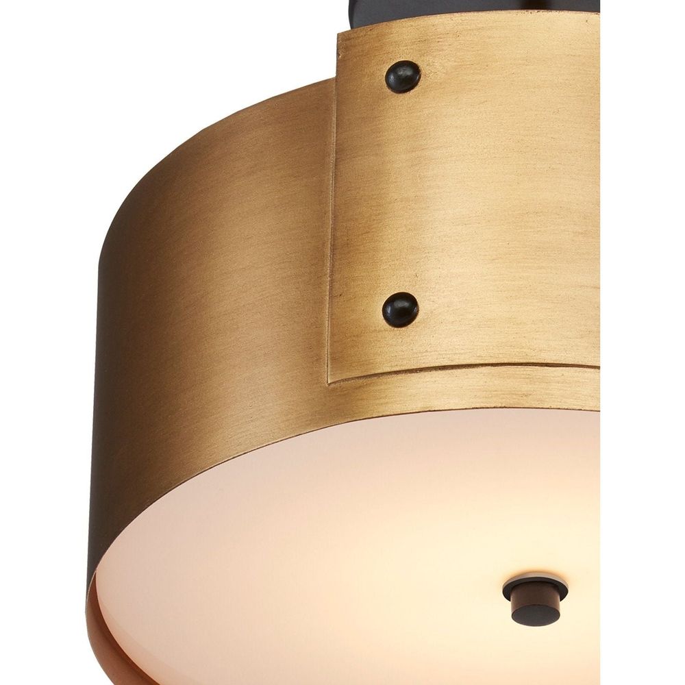 Flush Mounts Ritsu Brass Semi-Flush Mount