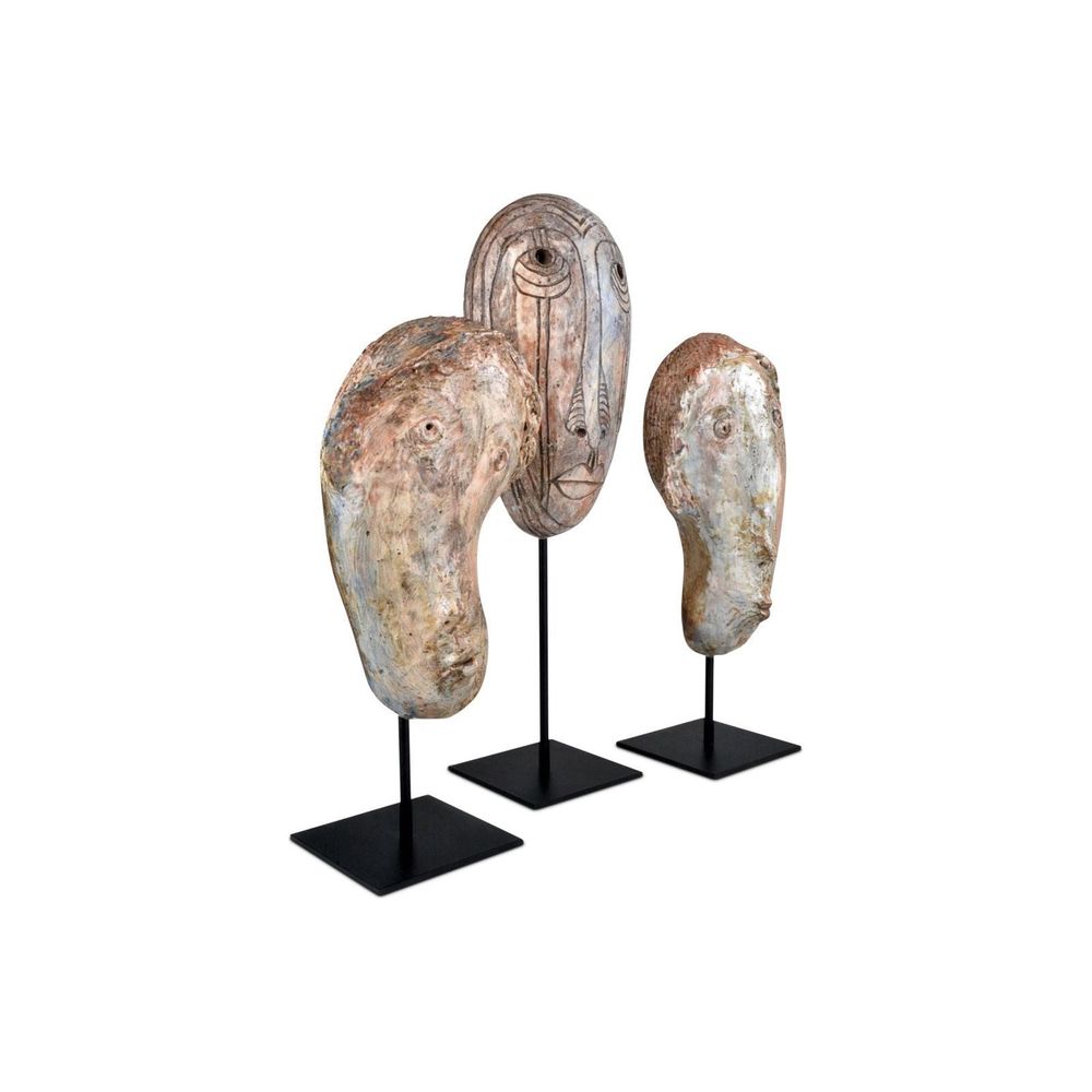 Glazed Masks Set of 3