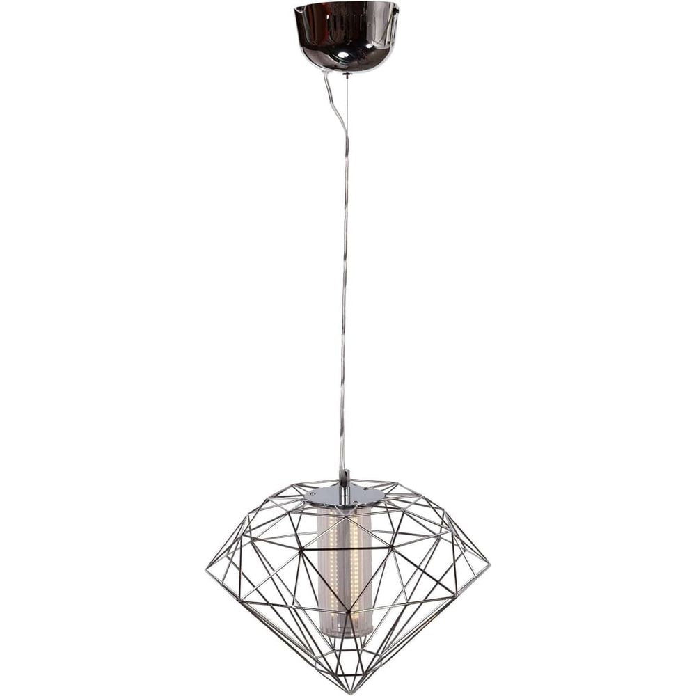 Modern Led Diamond Ceiling Lamp-France & Son-LM3803PCHR-Pendants-1-France and Son