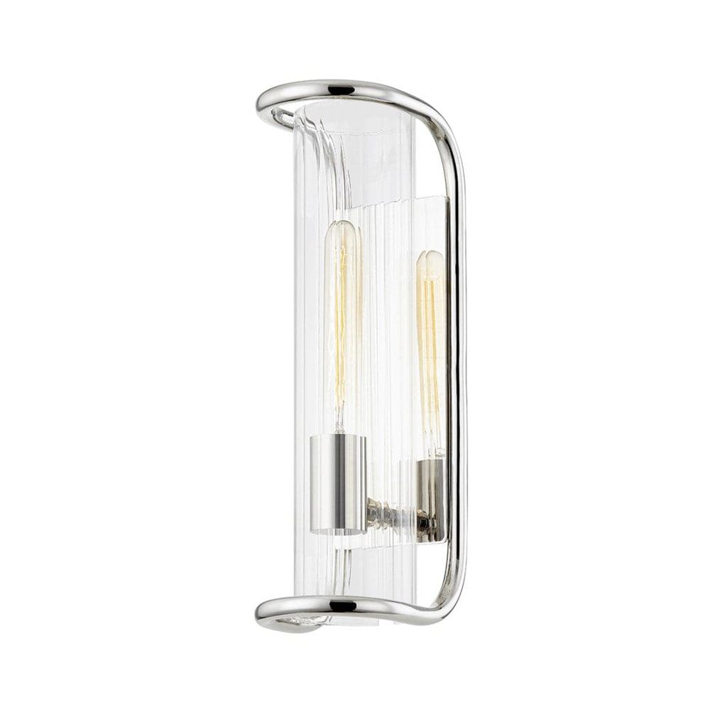 Fillmore 1 Light Wall Sconce-Hudson Valley-HVL-8917-PN-Wall LightingPolished Nickel-7-France and Son