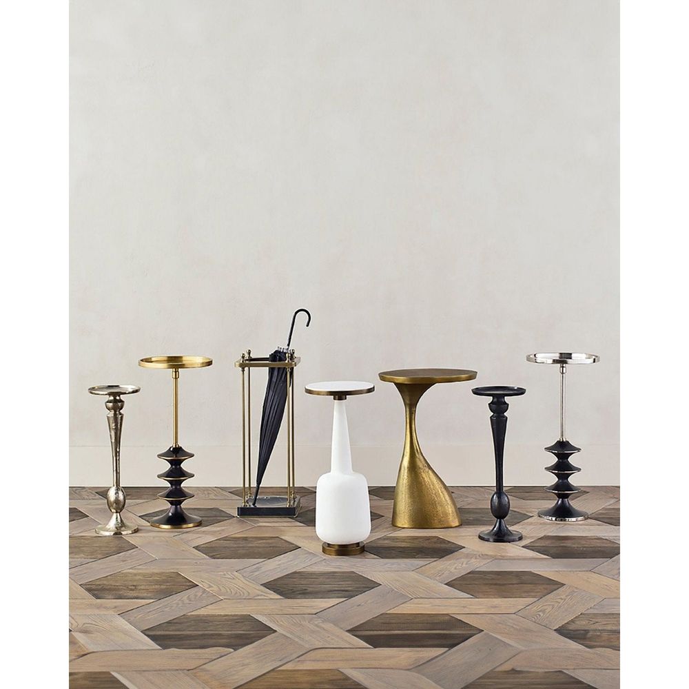 Side Tables Greta White Drinks Table