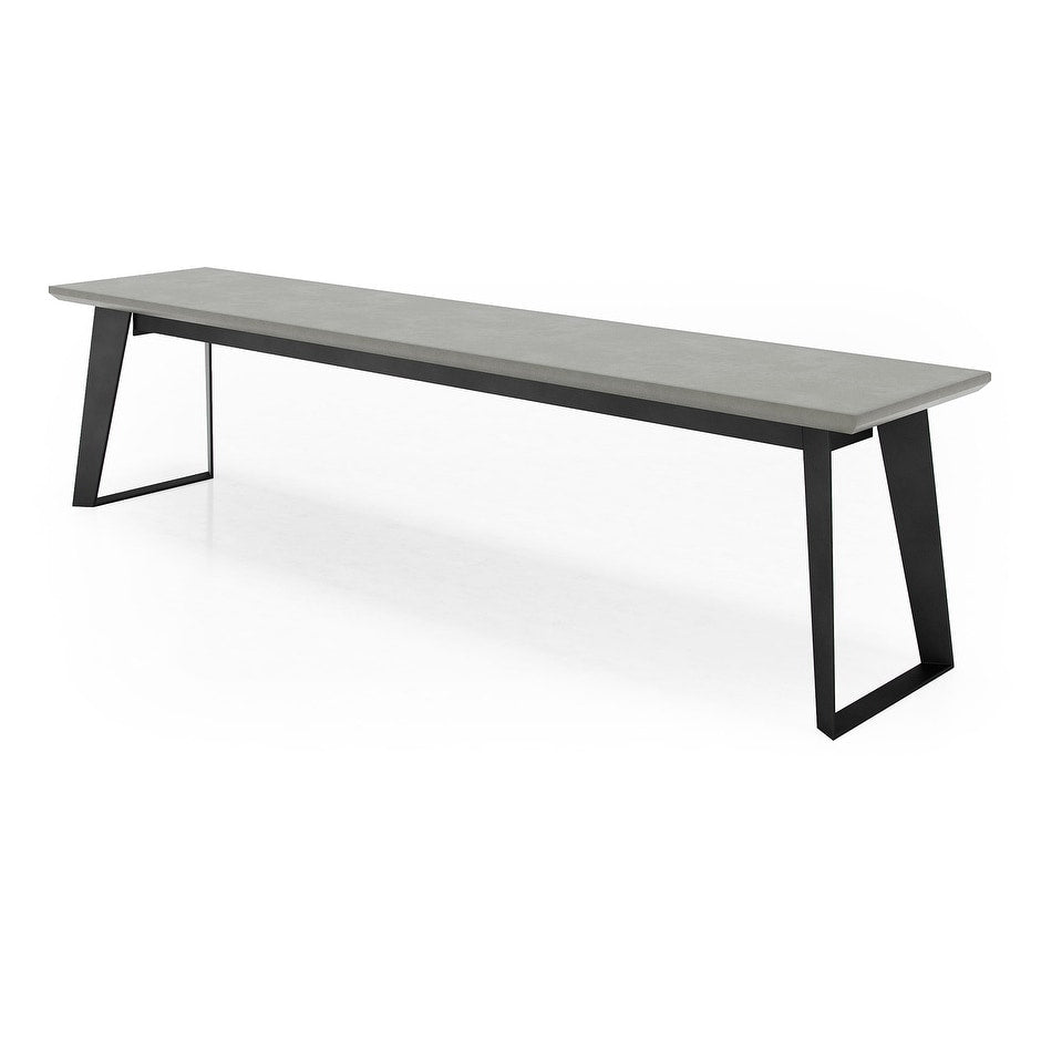 Amsterdam Bench styled alongside a dining table; bench sold separately