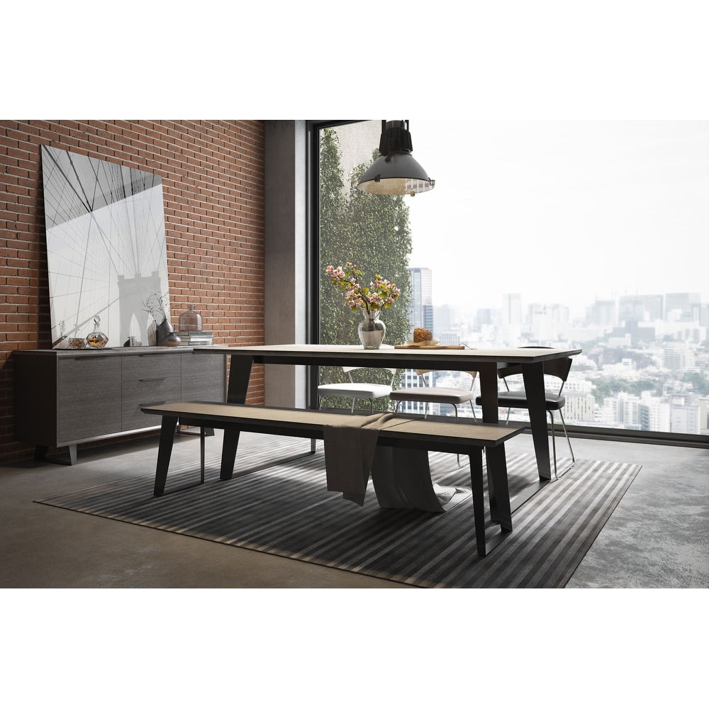 Amsterdam Bench - Gray Concrete