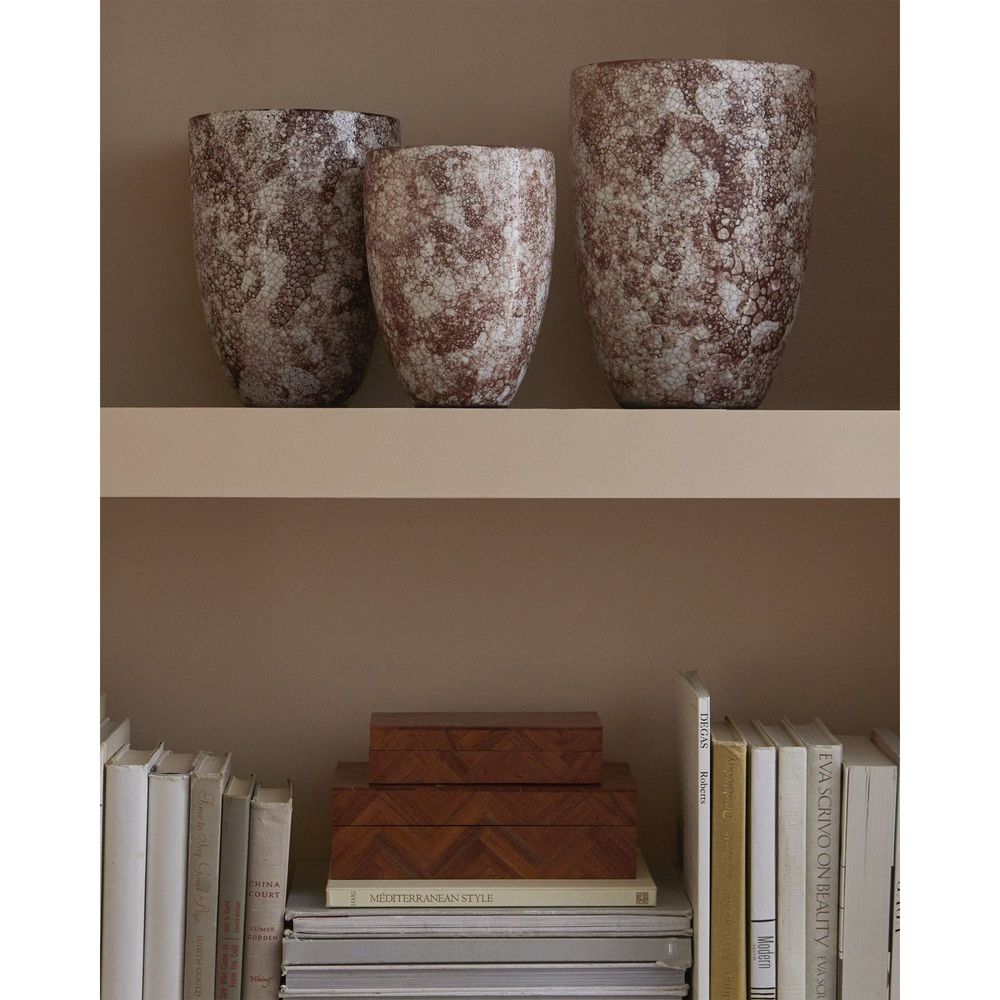 Marne Brown & Off-White Vase Set of 3