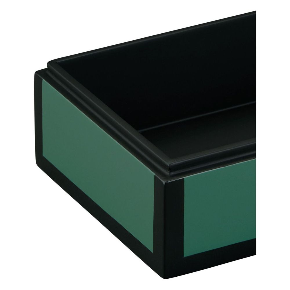 Boxes Green Lacquer Box Set of 2