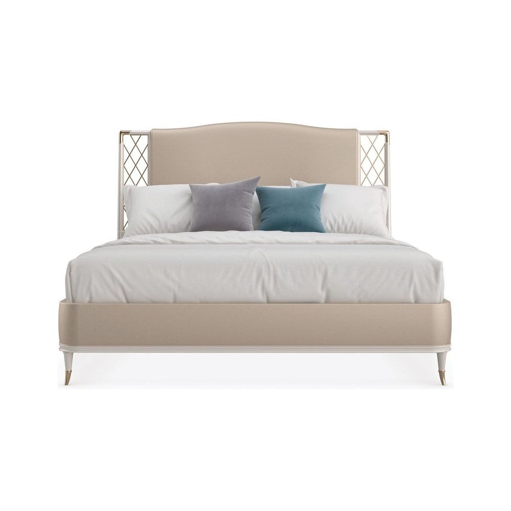 Nova - King - White, Gold, Beige