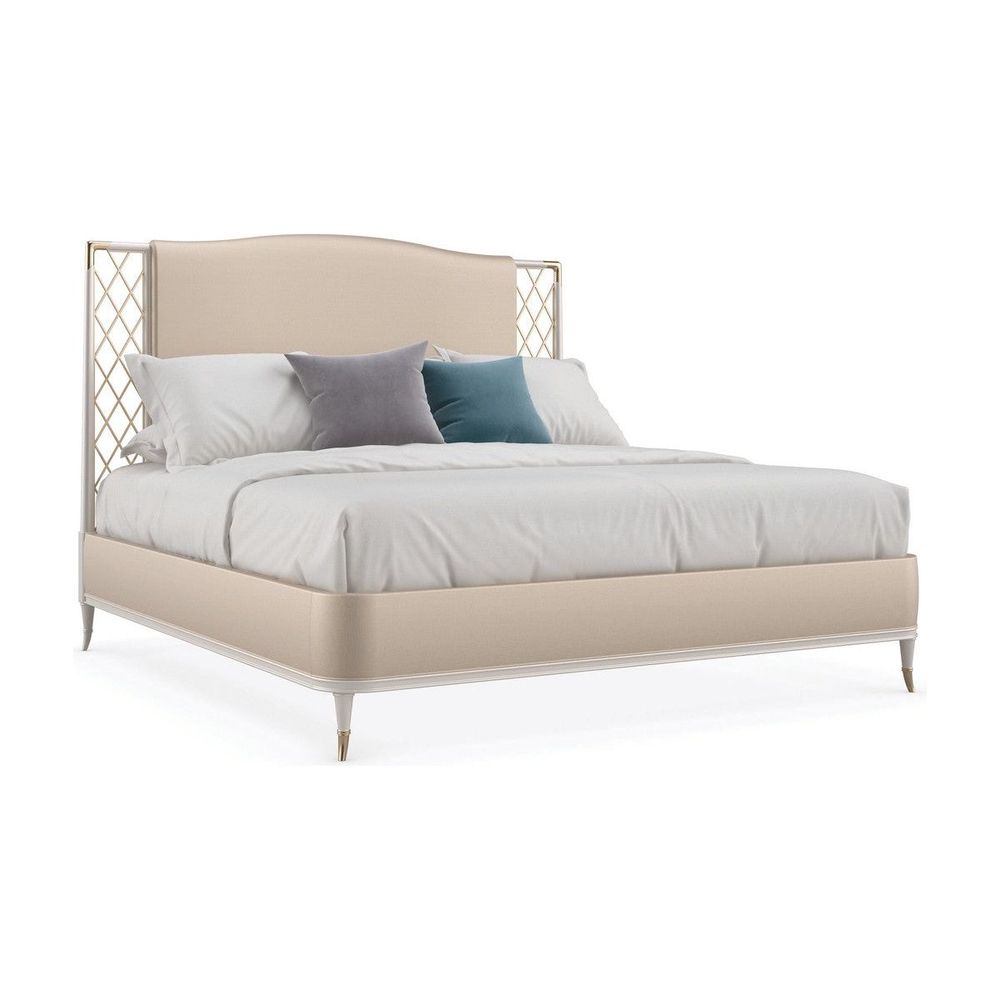 Nova - King - White, Gold, Beige