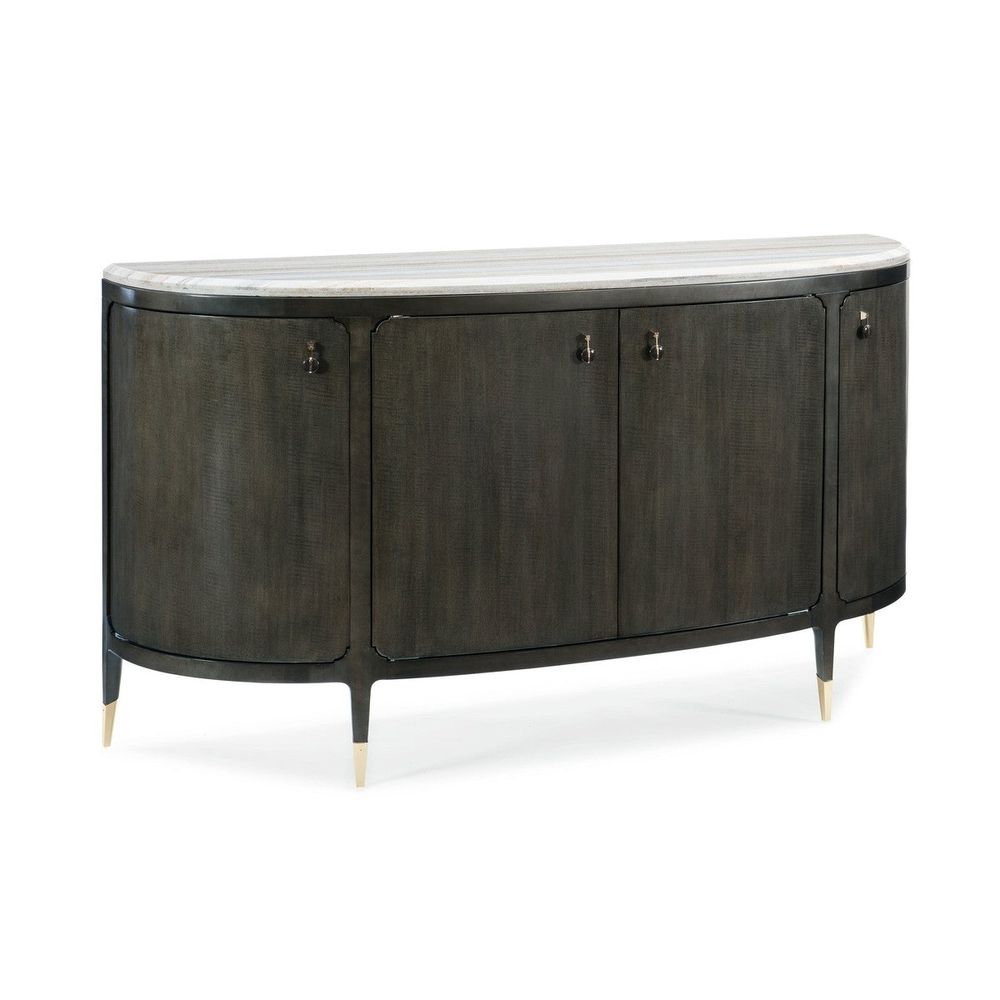Sideboards & Credenzas Self-Service - Grey, Black, Gold