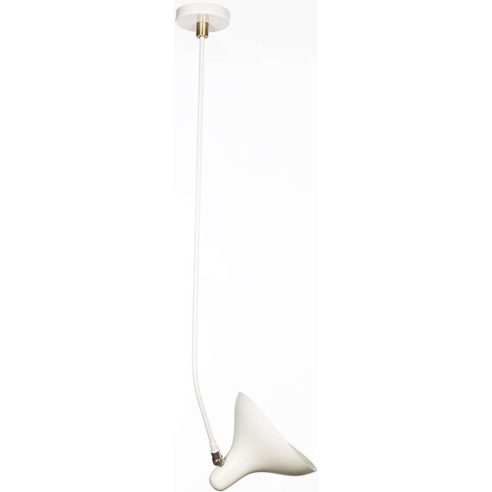 Mid-Century Modern Reproduction Mantis BS4 Ceiling Lamp - White Inspired by Bernard Schottlander