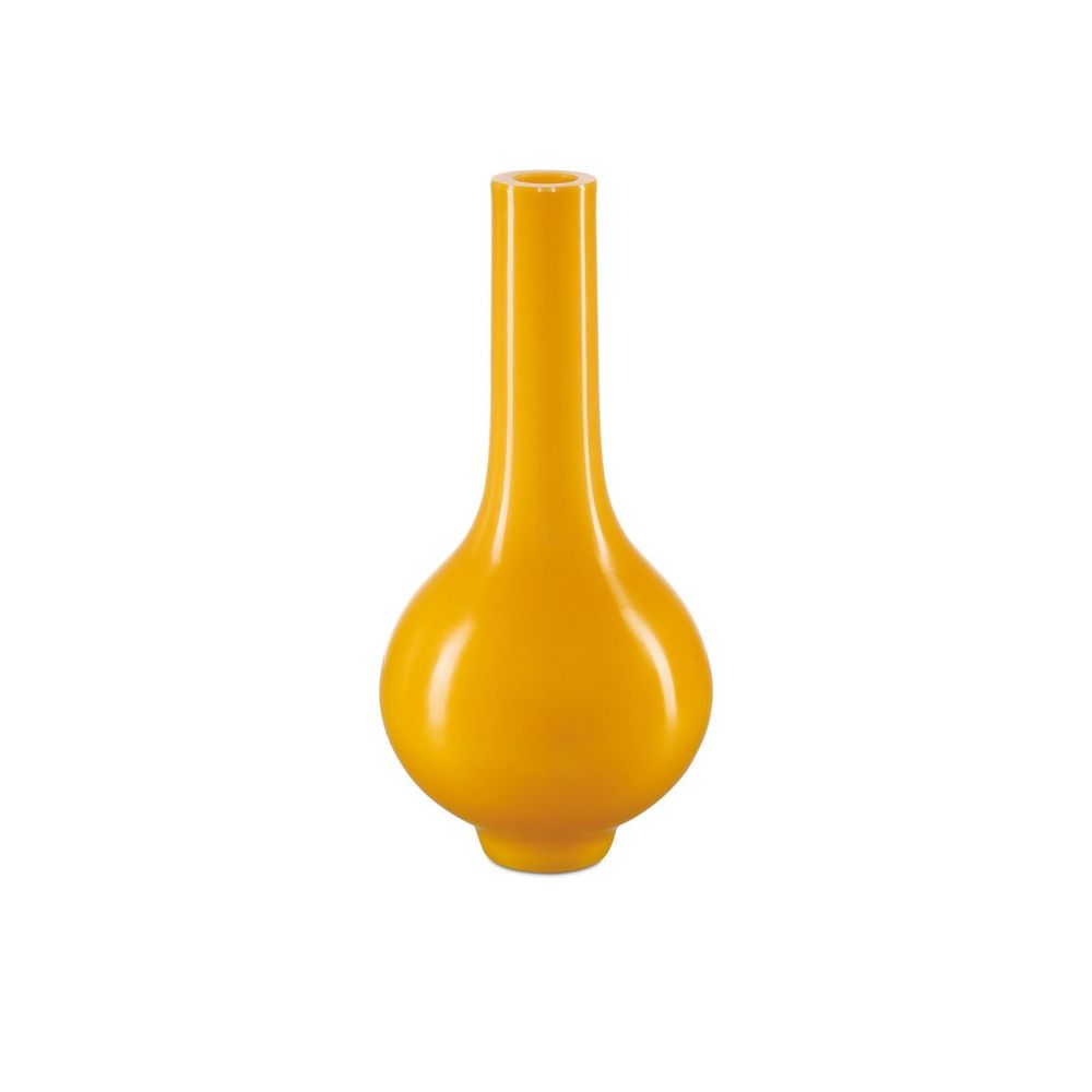Vases Imperial Yellow Peking Long Neck Vase