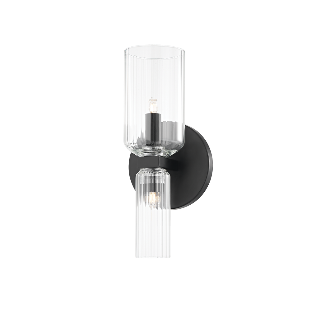 Tabitha 2 Light Bath Bracket-Mitzi-HVL-H384301-SBK-Bathroom VanitySoft Black-3-France and Son